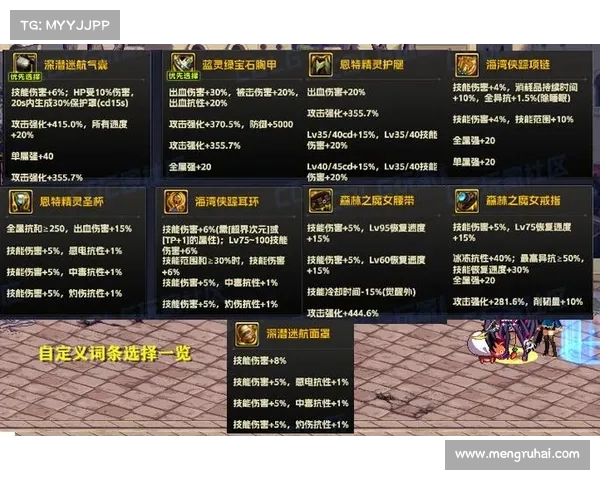 深度解析地下城佩鲁斯的物品特性 深度解析地下城佩鲁斯的物品特性